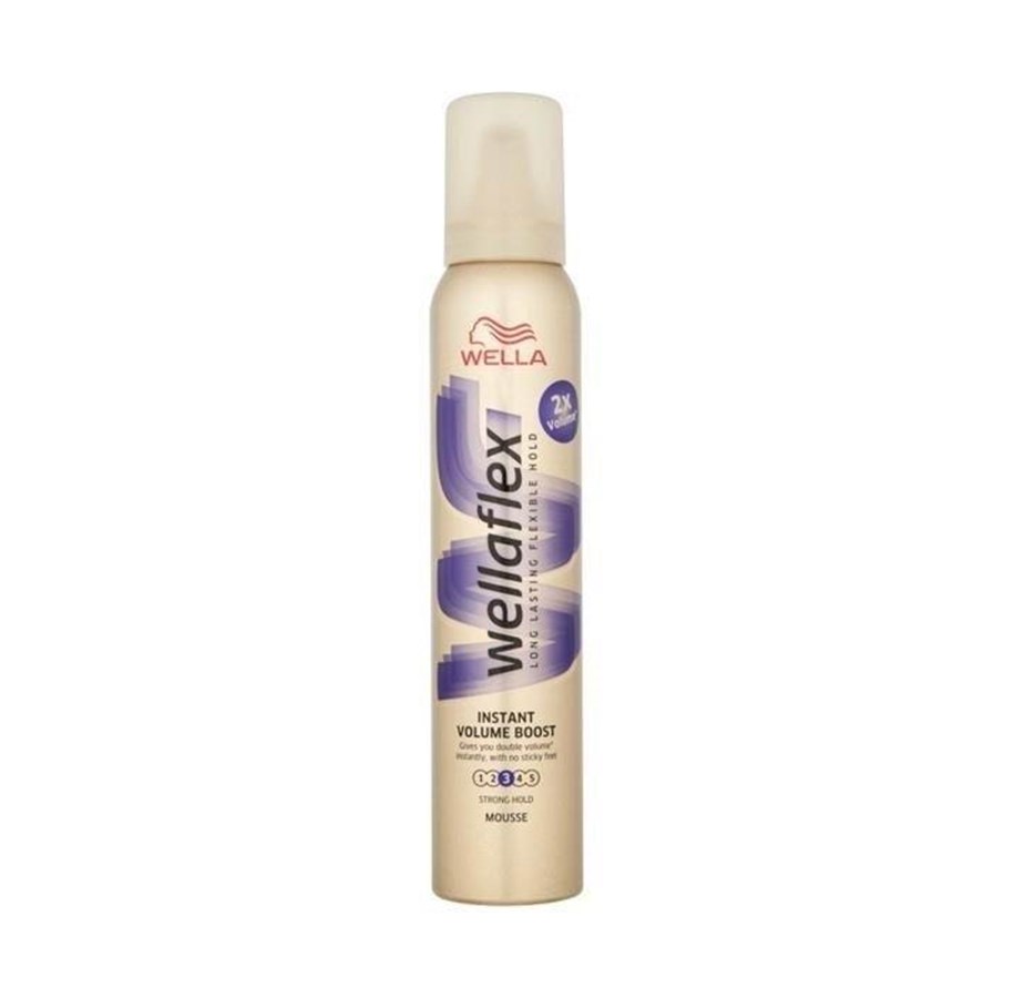 Haircare - Wella - flex Instant Volume Boost Hair Styling Mousse – 200 ml. - 4015600729714