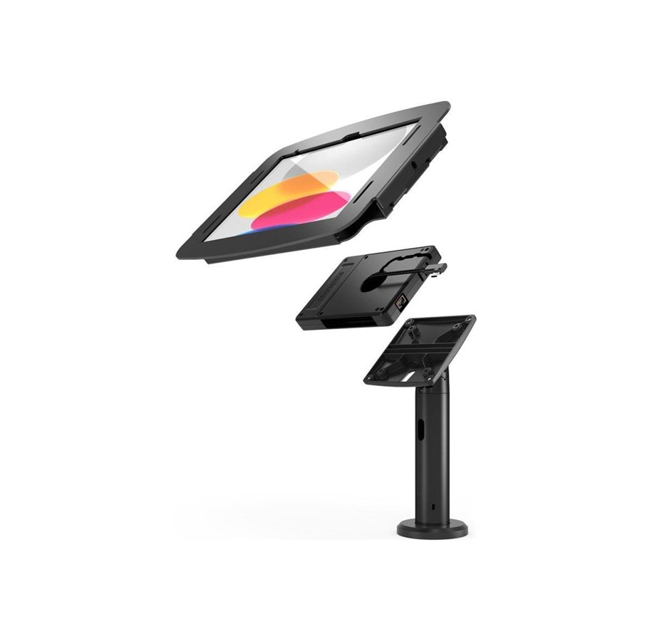 Wandhalterungen, AV-Halterungen & AV-Möbel - Compulocks iPad Air 10.9" (4-5th Gen) Space Enclosure Tilting Stand 8" Plus Hub - Max - recommended for - TCDP01109IPDSBH01