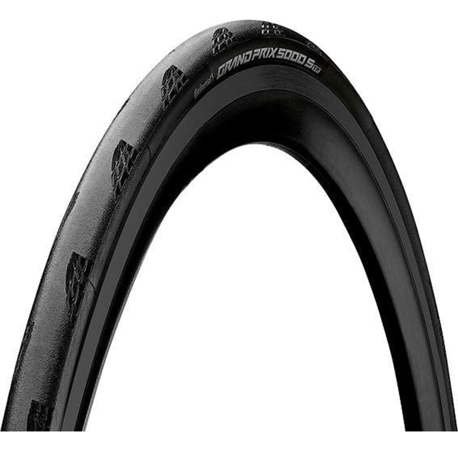 Fahrrad-Zubehör - Continental Grand Prix 5000S TR 700x30C / 30-622 Road Bike tire / 5 bar - Black/Transparent - 0101868