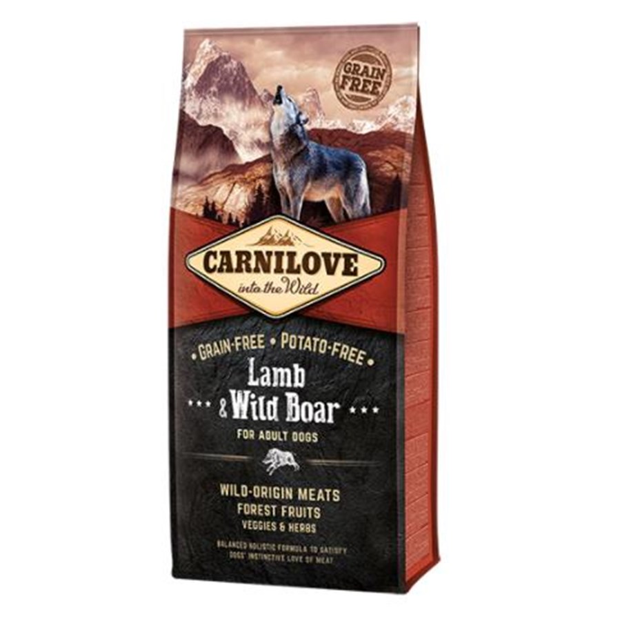 Hunde - Carnilove - Lamb & Wild Boar for Adult 12 kg - 8595602508921