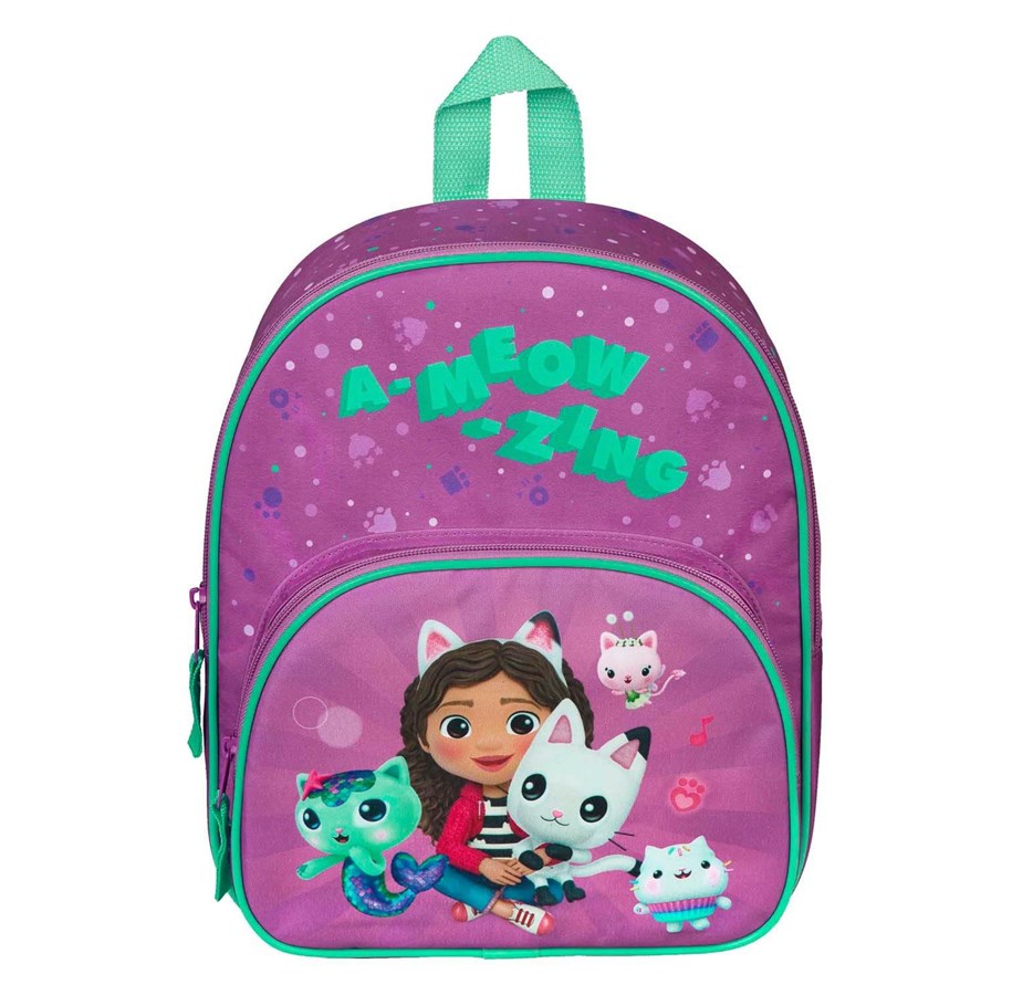 Schul-Zubehör - Gabby's Dollhouse Backpack with Front Pocket - GABY7604