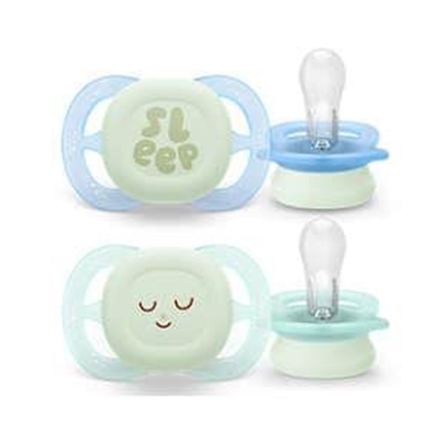 Babypflege - Philips Avent Soother ultra start Nighttime 2pcs - SCF075/08