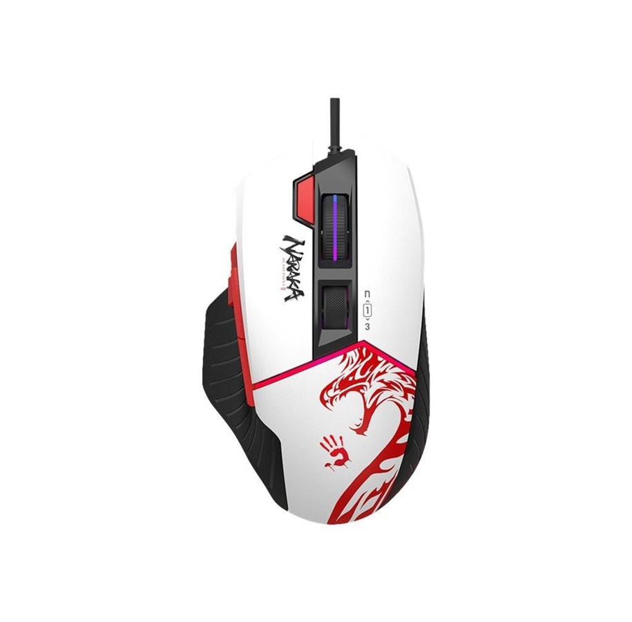 Maus - A4Tech Bloody W95 Max - Maus (Weiß) - A4TMYS47525