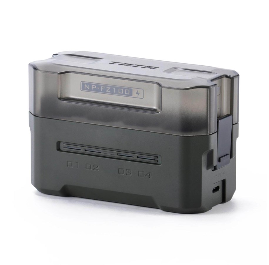 Batterien und Batteriegriffe - Tilta Charging Station NP-FZ100 Battery Kit Green (4 Batteries) - TBC-FZ100-B-GN