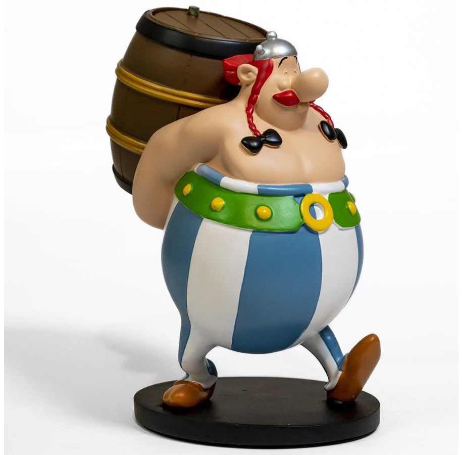 Merchandise - Plastoy - OBELIX AND HIS BARREL COLLECTOR FIGURINE - Figur - 134