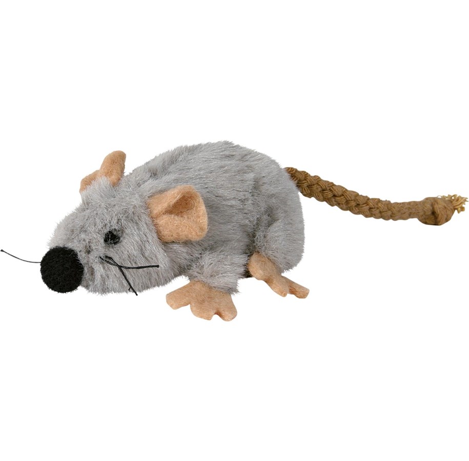 Katzen - Jolly Paw Katzenspielzeug Plüschmaus mit Katzenminze 7cm - JP34117