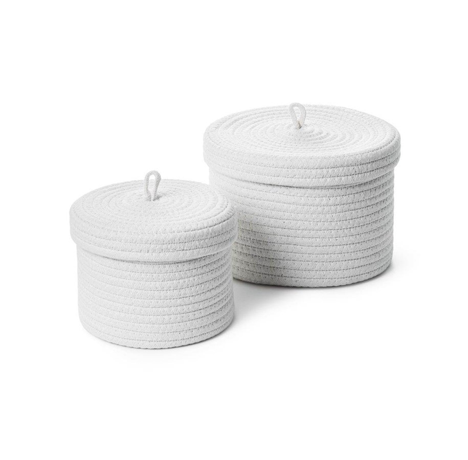 Einrichtung - Olsen Home - Basket With Lid - Set of 2 - 5740007820106