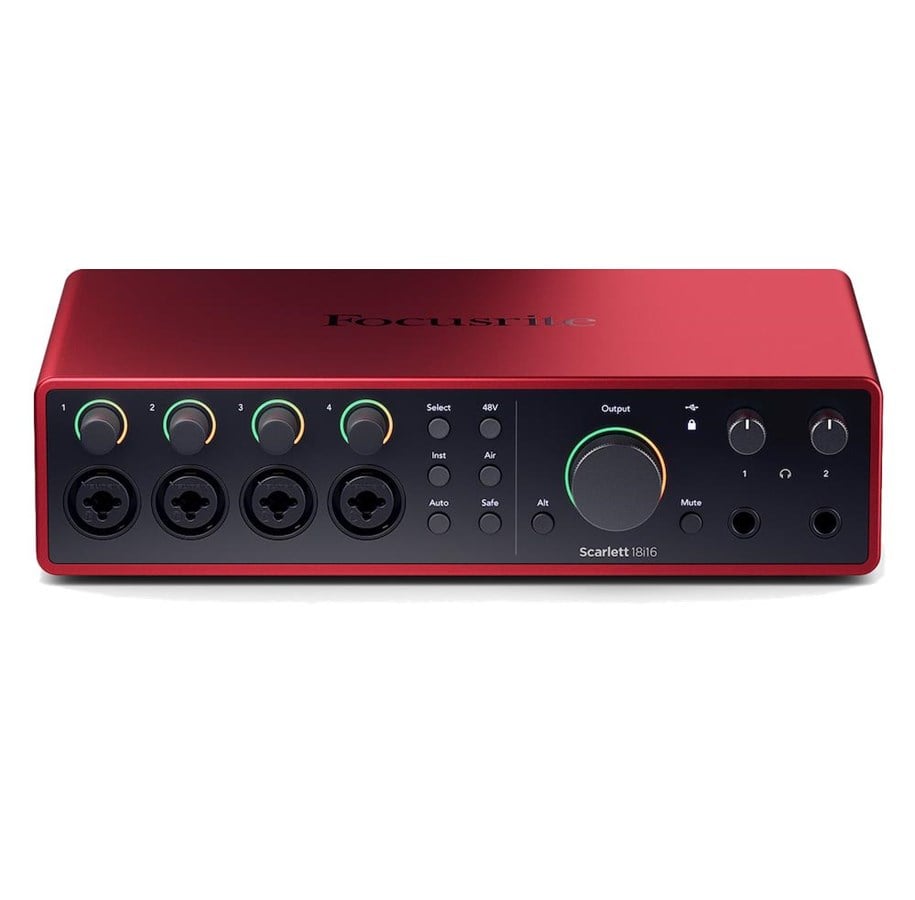 Musikinstrumente & DJ-Ausstattung - Focusrite Scarlett 18i16 4th Gen - 18-in/16-out audio interface - 610479