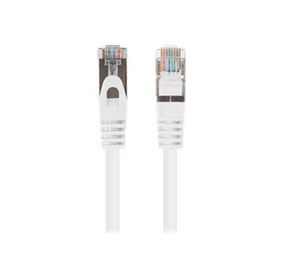 Netzwerk - Kabel - Lanberg patch cable - 1 m - white RAL 9010 - Weiß - 1m - PCF6-20CC-0100-W