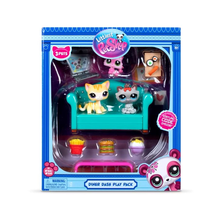 Figuren - Littlest Pet Shop DINER DASH PLAY PACK - 00636
