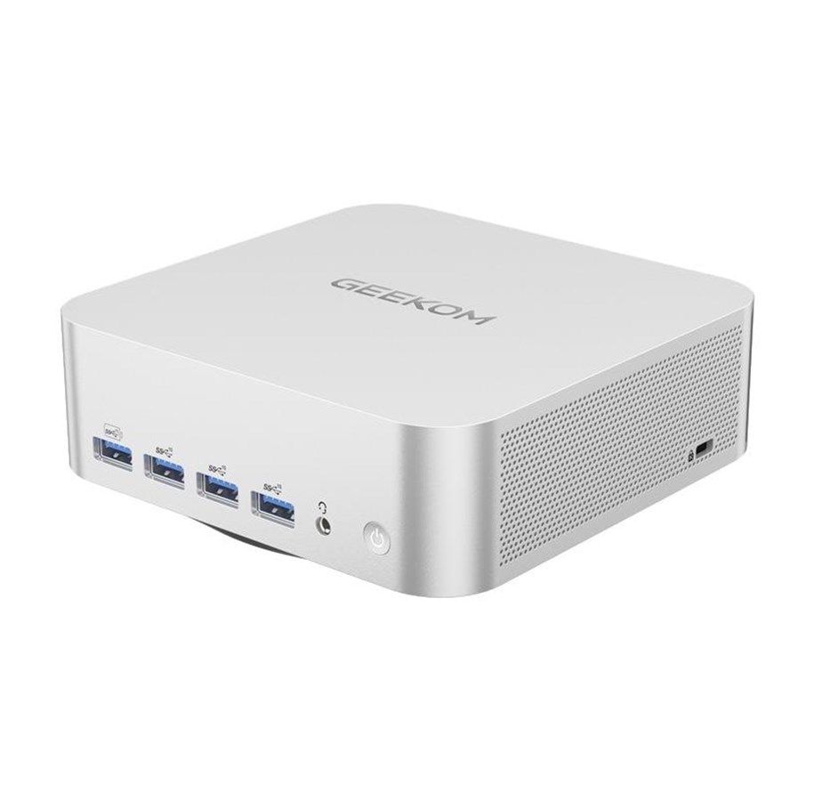 Stationär - Mini PC / Barebone - GEEKOM A8 Max Mini PC Ryzen 7 8745HS 32GB RAM 1TB Windows 11 Pro - GMA8MAX-R78745HS-321