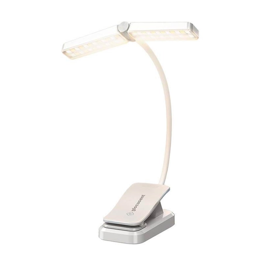 Smart-Home - Glocusent Wingy Book Light GLCSNTA2902 USB-C 1000mAh - White - GLCSNTA2902