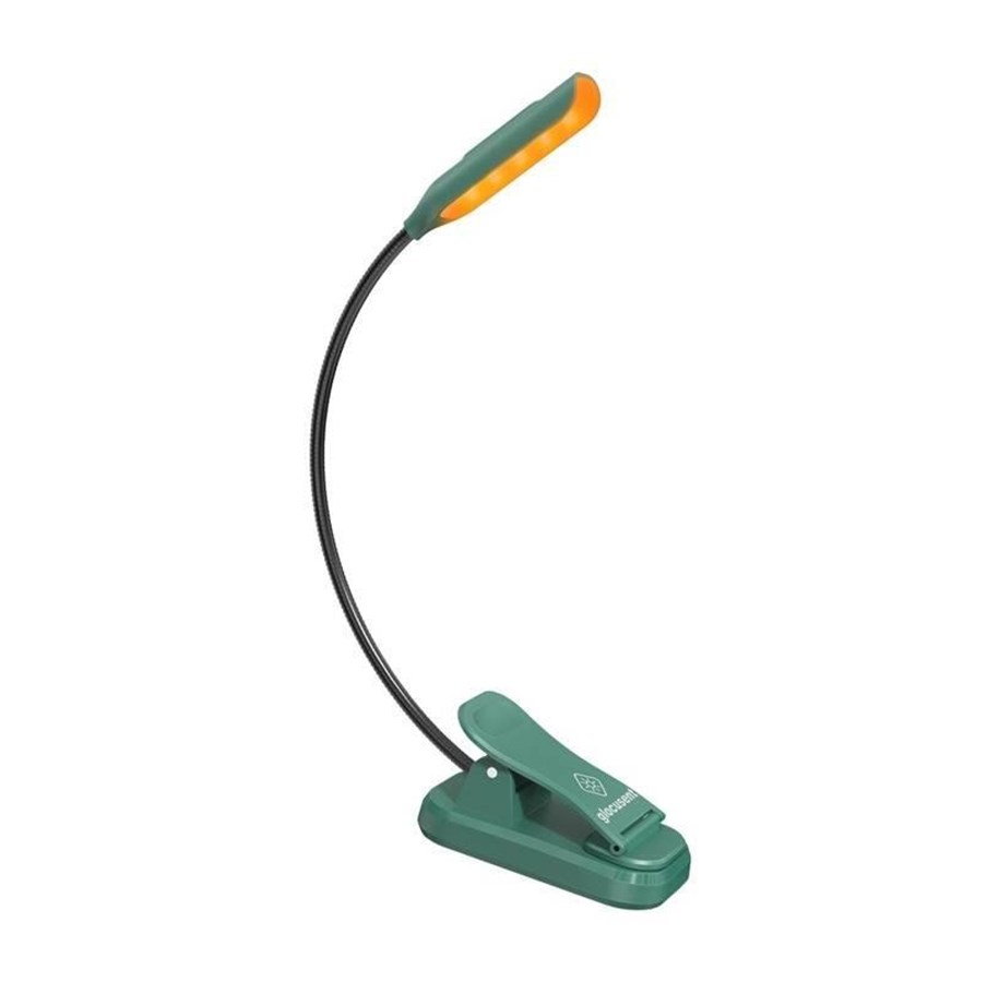 Smart-Home - Glocusent Mini Wireless Clip-On Book Light GLCSNTBL102G USB-C Green - GLCSNTBL102G