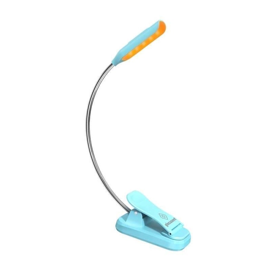 Smart-Home - Glocusent Mini Wireless Clip-On Book Light GLCSNTBL103B USB-C - Blue - GLCSNTBL103B