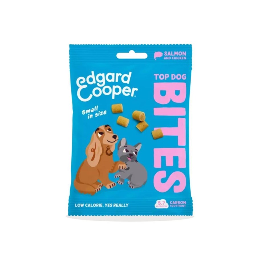 Hunde - Edgard Cooper - Treats Top Dog Small Bite Salmon - 50 g - 540700964657