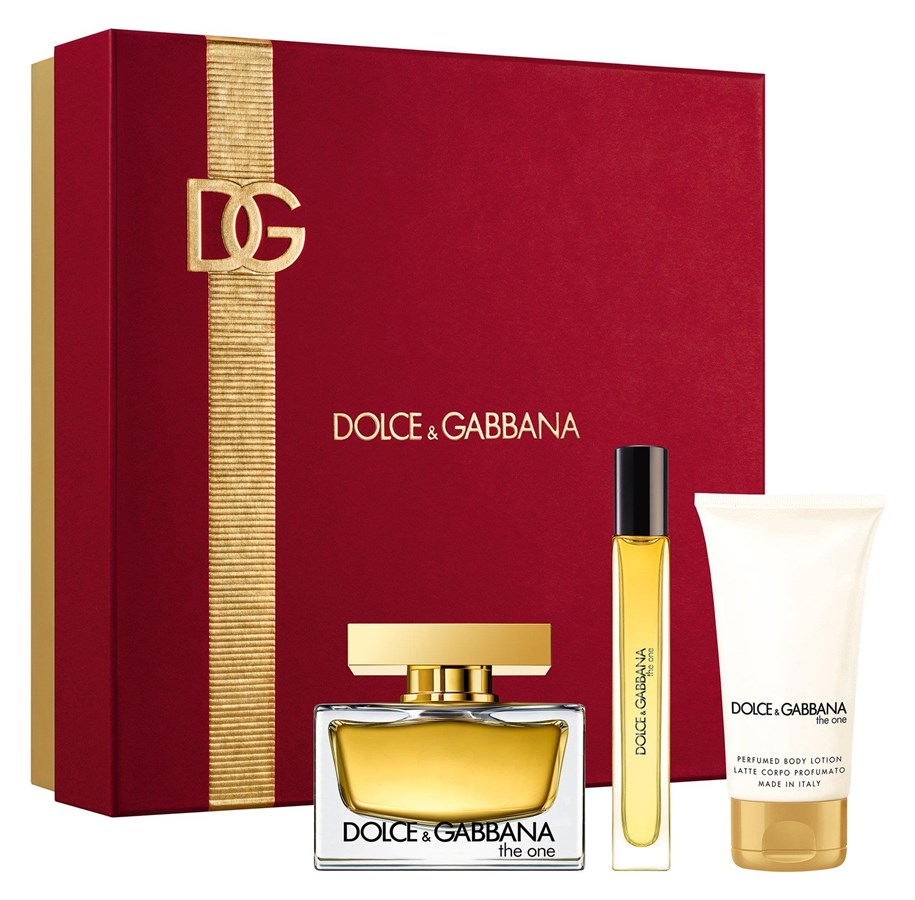 Geschenkbox - Dolce & Gabbana The One EDP 75 ml + Body Lotion 50 ml + EDP 10 ml - Giftset - 8054754400748