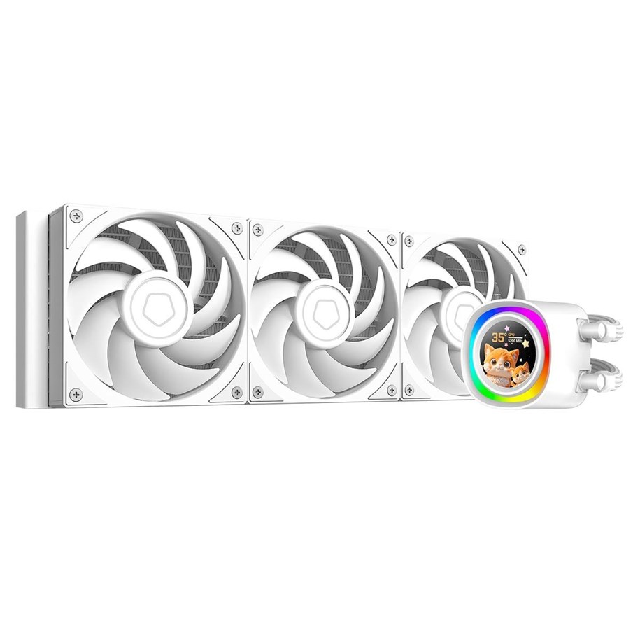 CPU Kühler - ID-Cooling FX360 LCD PE WHITE - CPU-Wasserkühlung - FX360 LCD PE WHITE