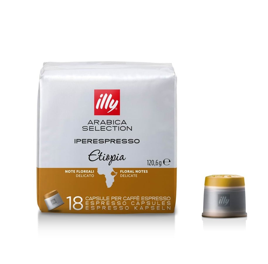 Kaffeezubereitung - illy IPERESPRESSO HOME ETIOPIA 18 CAPSEL DK - 2001283