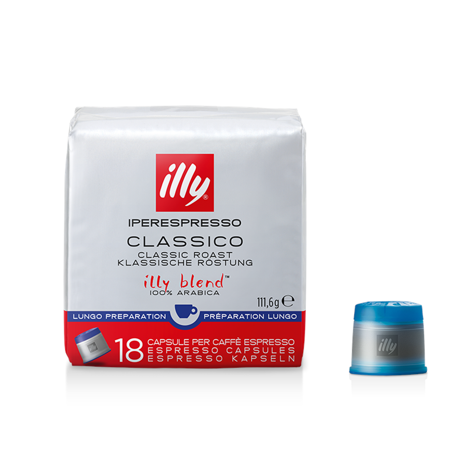 Kaffeezubereitung - illy IPERESPRESSO HOME LUNGO 18 CAPSEL DK - 2001213