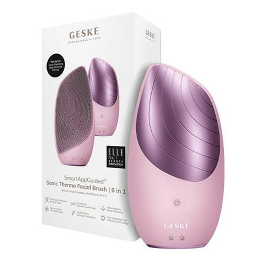 Gesichtspflege - Geske Thermo Facial Brush 6-in-1 - Pink - GK000007PK01