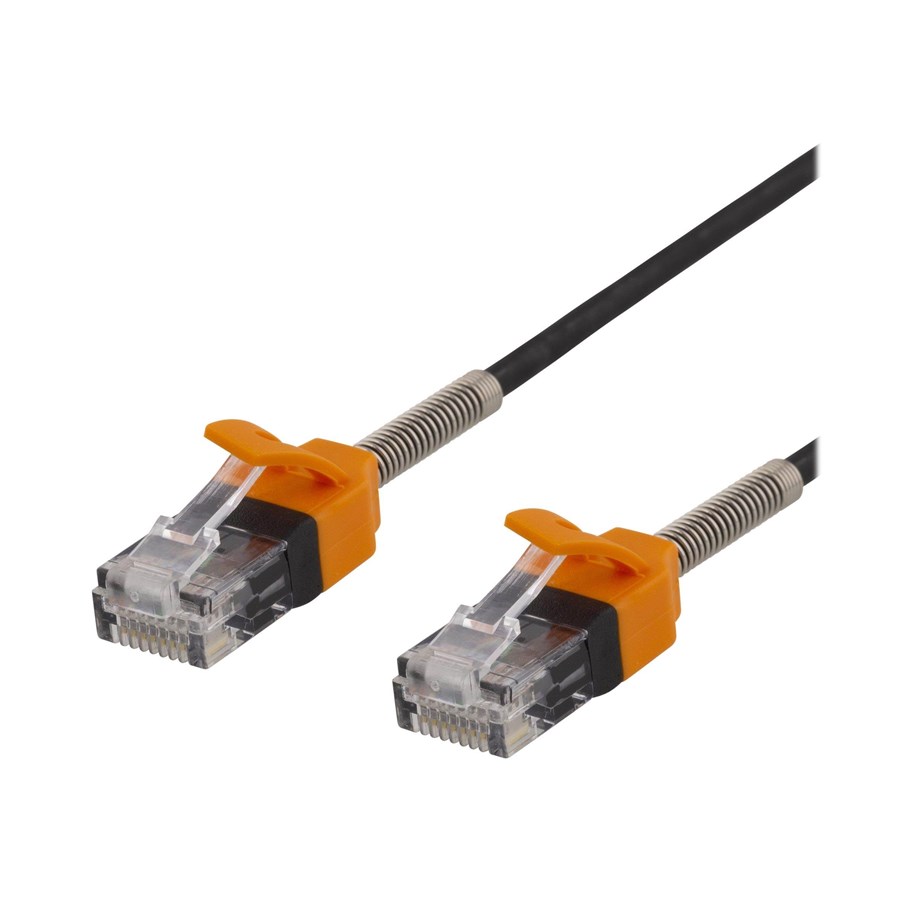 Netzwerk - Kabel - Deltaco GAMING patch cable - 1 m - black - Schwarz - 1m - GAM-035