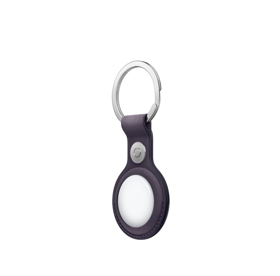 Handys - Anderes Zubehör - Apple AirTag FineWoven Key Ring - Midnight Purple - MGG04ZM/A