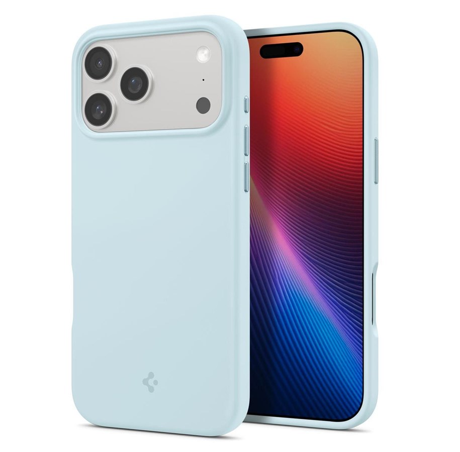 Handys - Cover & Cases - Spigen Silicone Fit MagSafe - mute blue - iPhone 17 Pro Max - ACS10273
