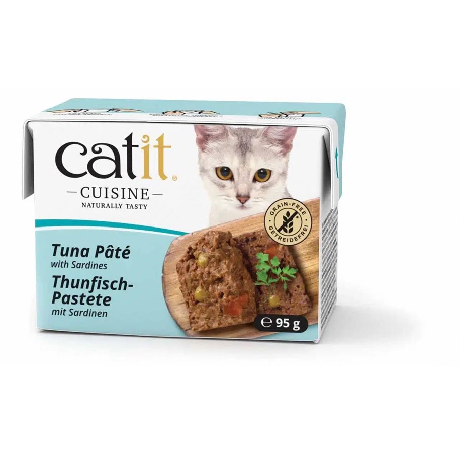 Katzen - Catit - Cuisine wet food for cats - Tuna pâté with sardines 95 g - 42136