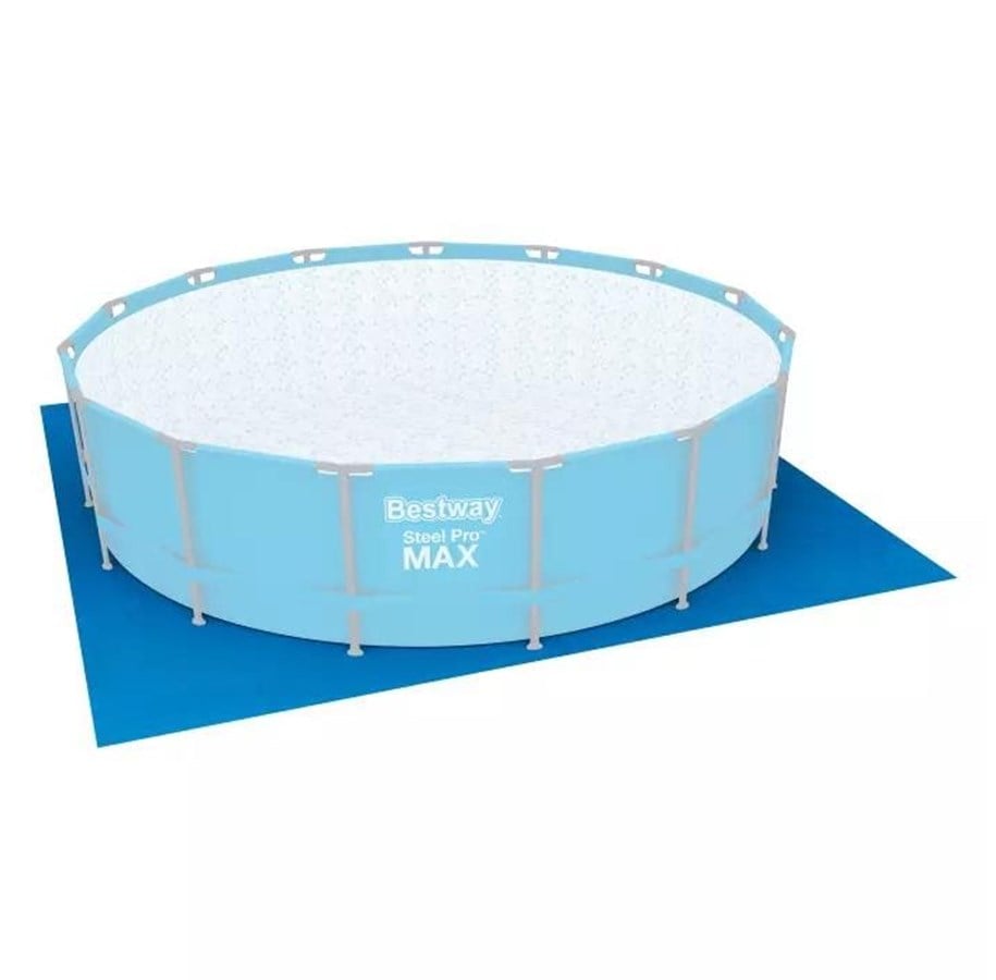 Pools - Bestway PE groundsheet 488 x 488 cm blue square - 6941607354551
