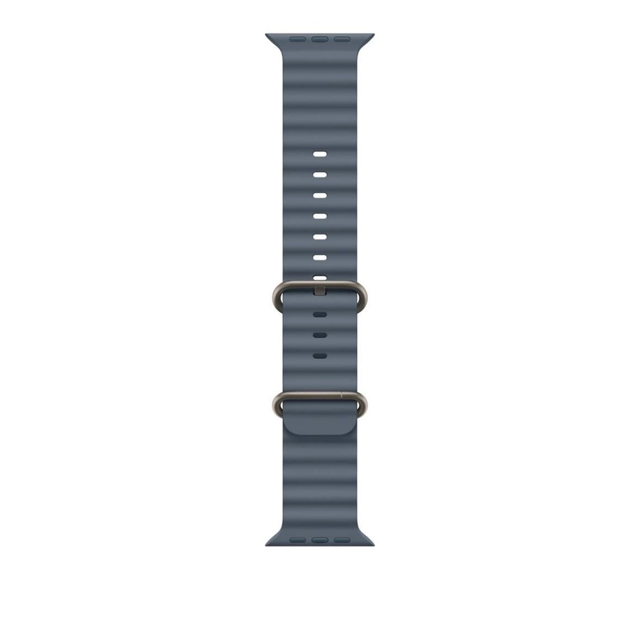Smartwatch - Accessories - Apple 49mm Anchor Blue Ocean Band - Natural Titanium Finish - MGCC4ZM/A