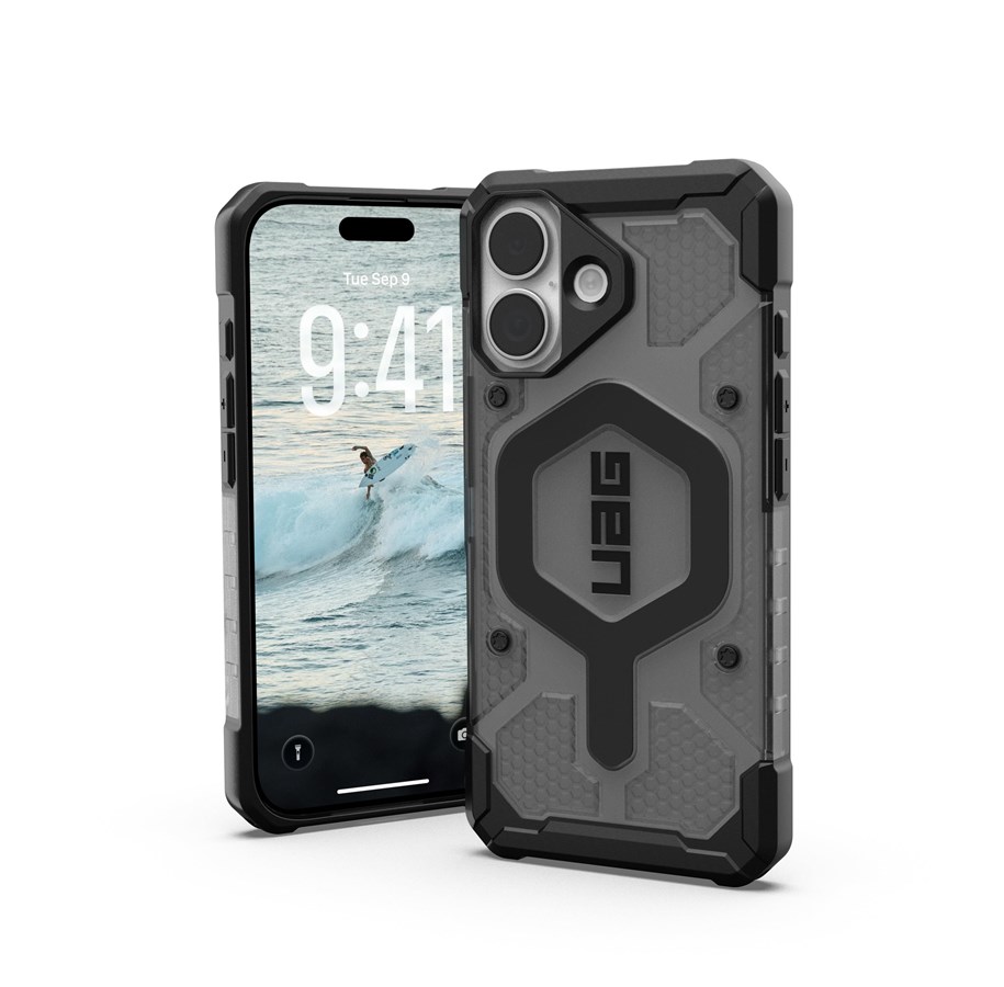 Handys - Cover & Cases - UAG Pathfinder Clear Magsafe - Ash/Black - iPhone 17 - 114553113140