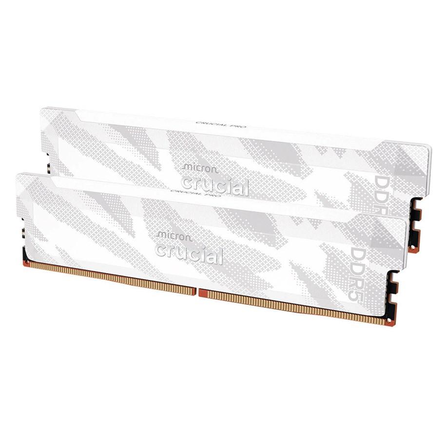 Arbeitsspeicher (RAM) - Crucial PRO Overclocking DDR5-6400 - 32GB - CL32 - Dual Channel (2 pcs) - AMD EXPO & Intel XMP - Weiß - CP2K16G64C32U5W