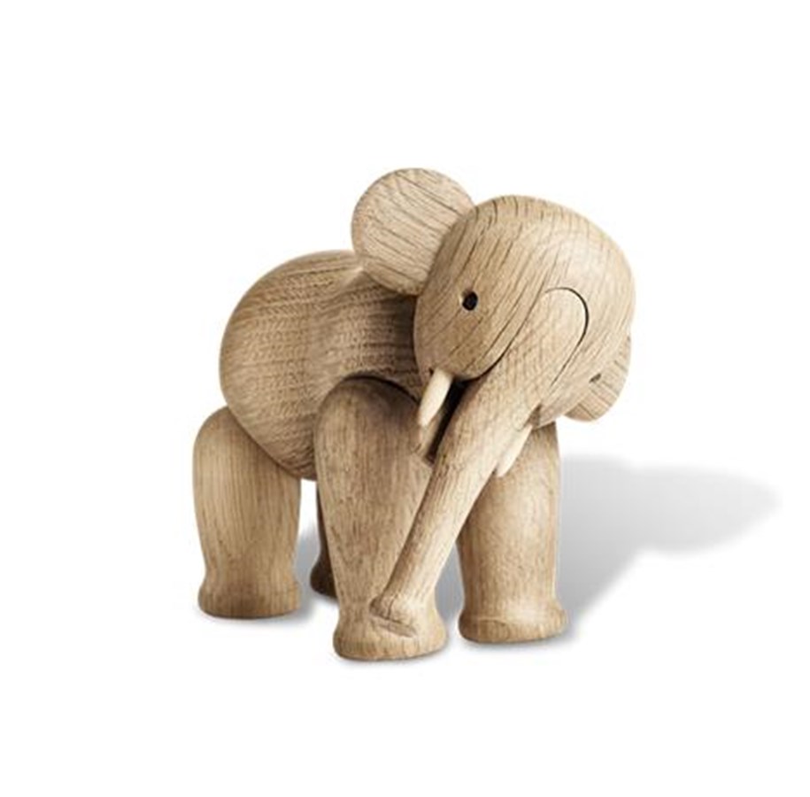 Einrichtung - Kay Bojesen - Elephant Small - Oak - H12.6 cm - 39252