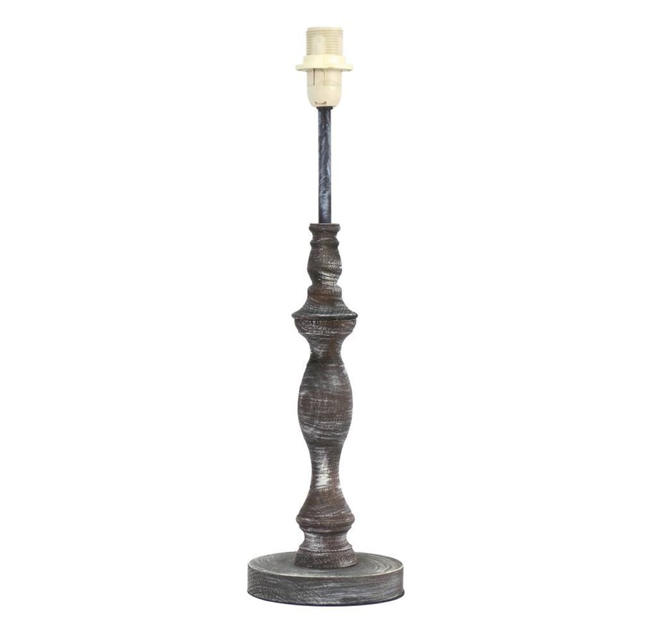 Lampen - EGLO VINTAGE TISCH GRAU/ANTIK MIT SCHIRM - 49304