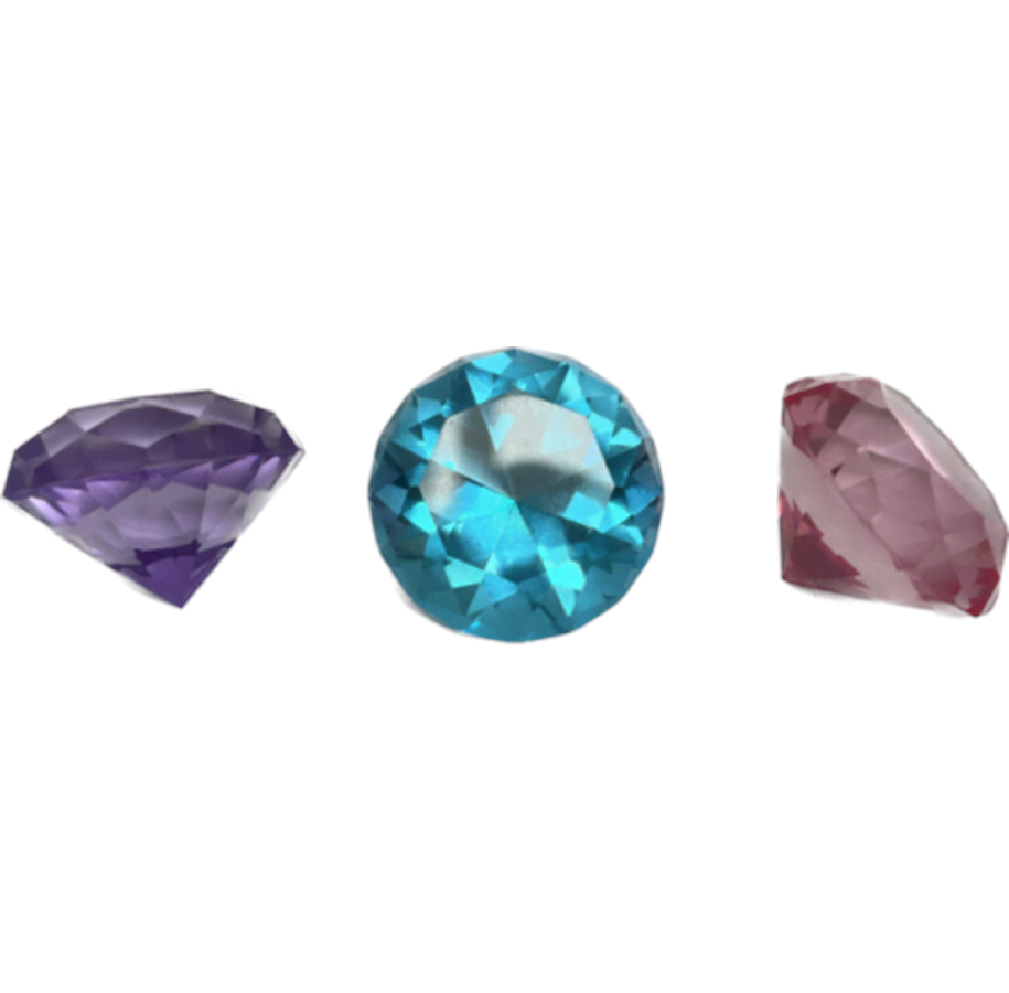 Kleine Mitbringsel für Kinder - Pocket Money Diamond in gift box 4 cm 3asst. - 500029