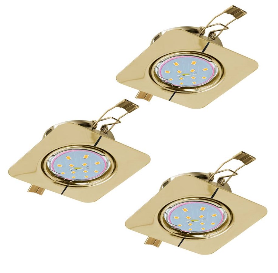Lampen - EGLO PENETO EINGEBAUT. KIP SET 3X5W MESSING - 94403