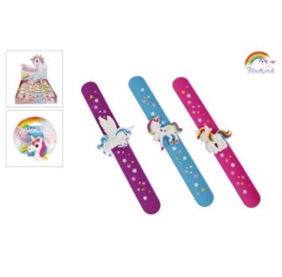 Kleine Mitbringsel für Kinder - Pocket Money Unicorn Slapband 3 asst CDU - 620594