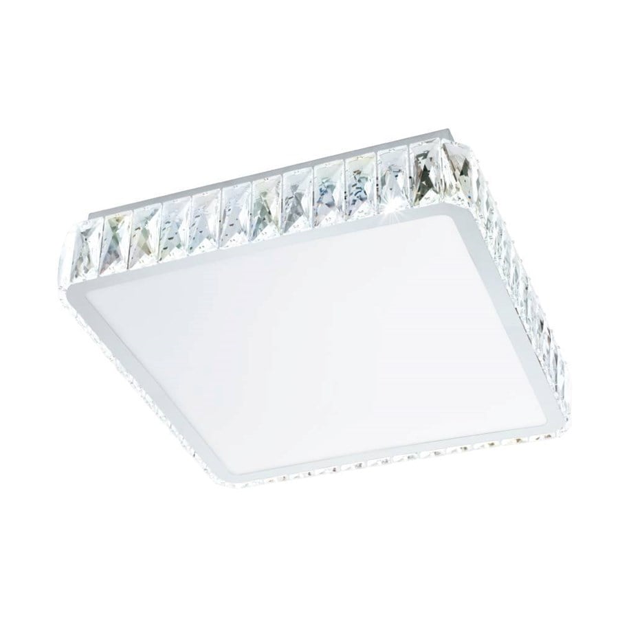 Lampen - EGLO TELLUGIO-S DECKENLEUCHTE 2800LM 450X450 KRISTALL - 95542