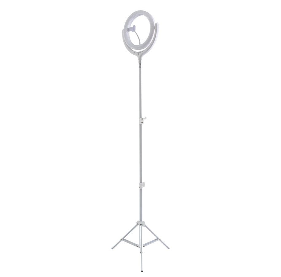 Streaming / Broadcasting - 4smarts LoomiPod Floor Lamp - Selfie Ring Light Stand - 462711