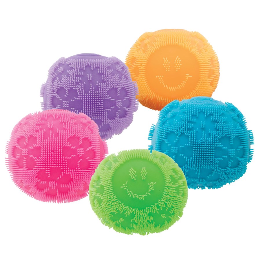 Kleine Mitbringsel für Kinder - NeeDoh Fuzz Ball Flower Power 1pk - assorted - 200222