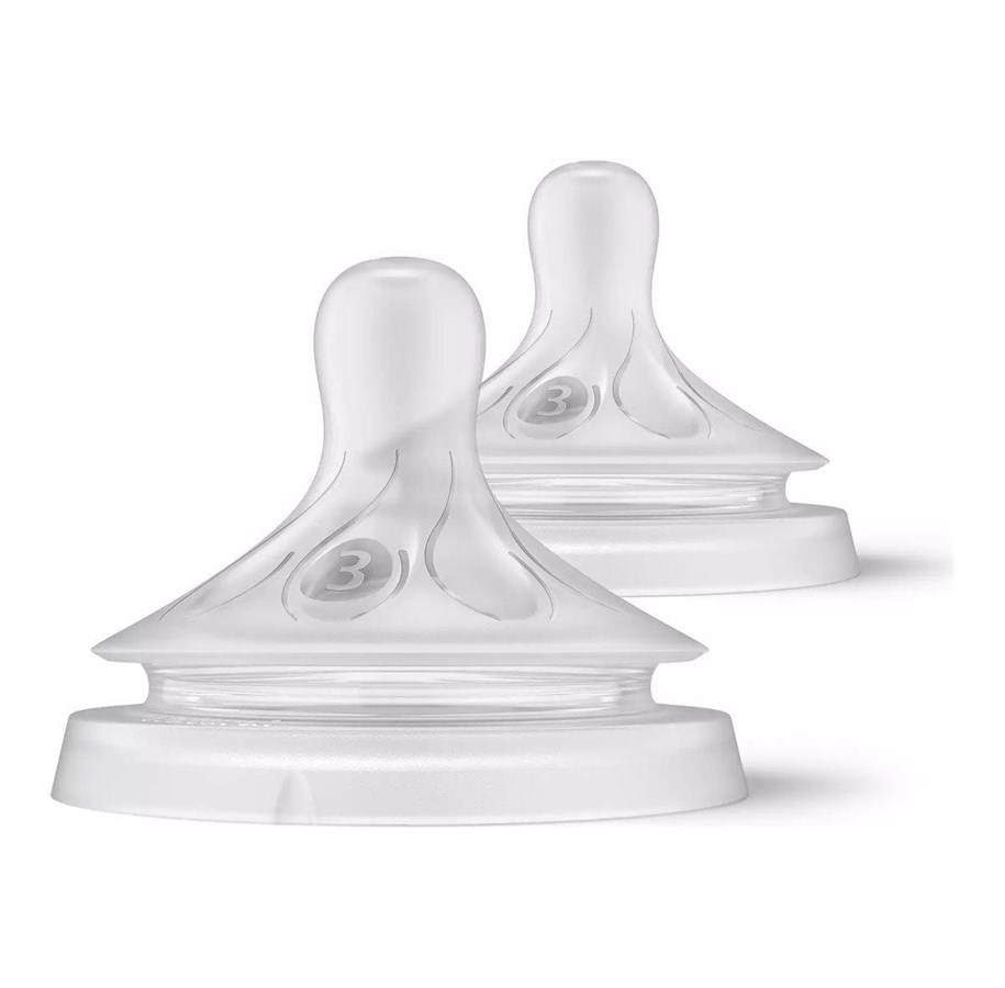 Küchenzubehör - Philips Avent Natural Response SCY963 - baby bottle nipple (pack of 2) - SCY963/02