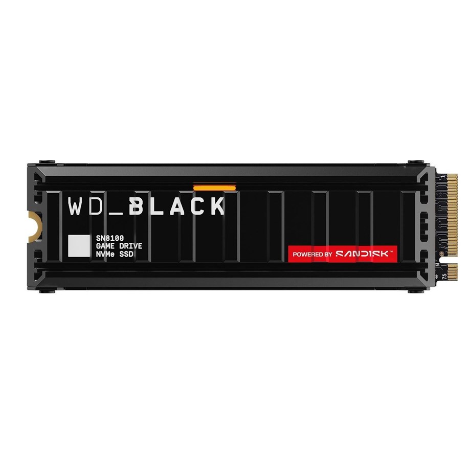SSD - SANDISK WD Black SN8100 SSD - 8TB - M.2 2280 - PCIe 5.0 - Mit Kühlkörper - WDS800T1XHM-00CMT0