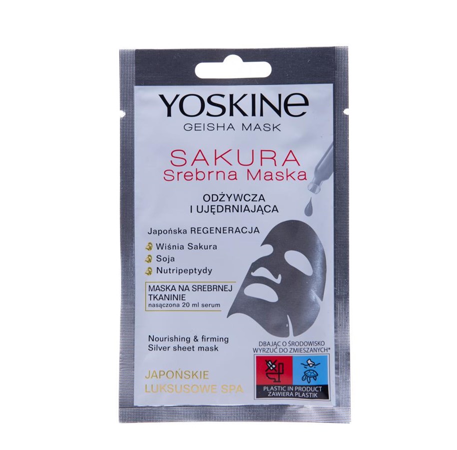 Gesichtspflege - Yoskine Gisha Sakura Firming Sheet Mask 20 ml - 5900525060730