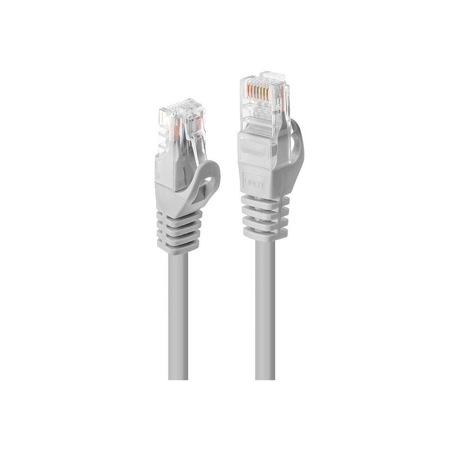 Netzwerk - Kabel - Lindy patch cable - 5 m - grey - Grau - 5m - 48365
