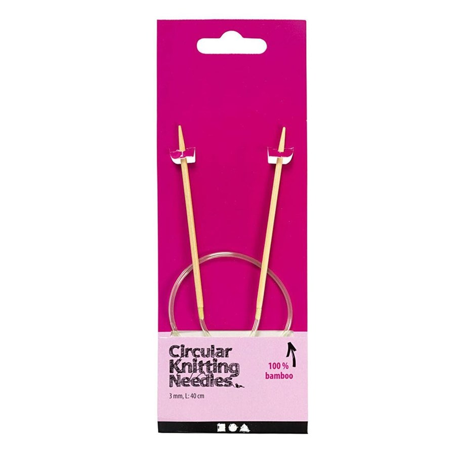 Kunst & Handwerk Ausstattung - Creativ Company - Circular Knitting Needles 3 mm 40cm - 422690