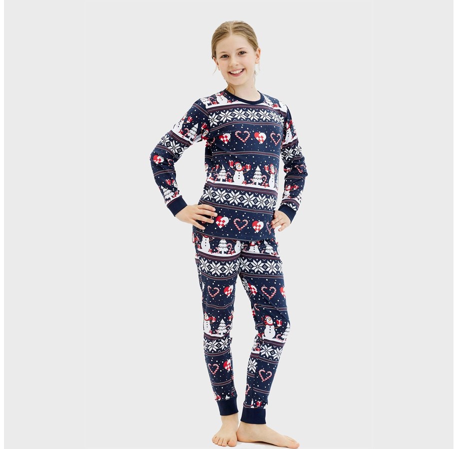 Weihnachtspullover - Jule-Sweaters - Christmas heart Pajamas - 7-8 Jahre - 5740009915596