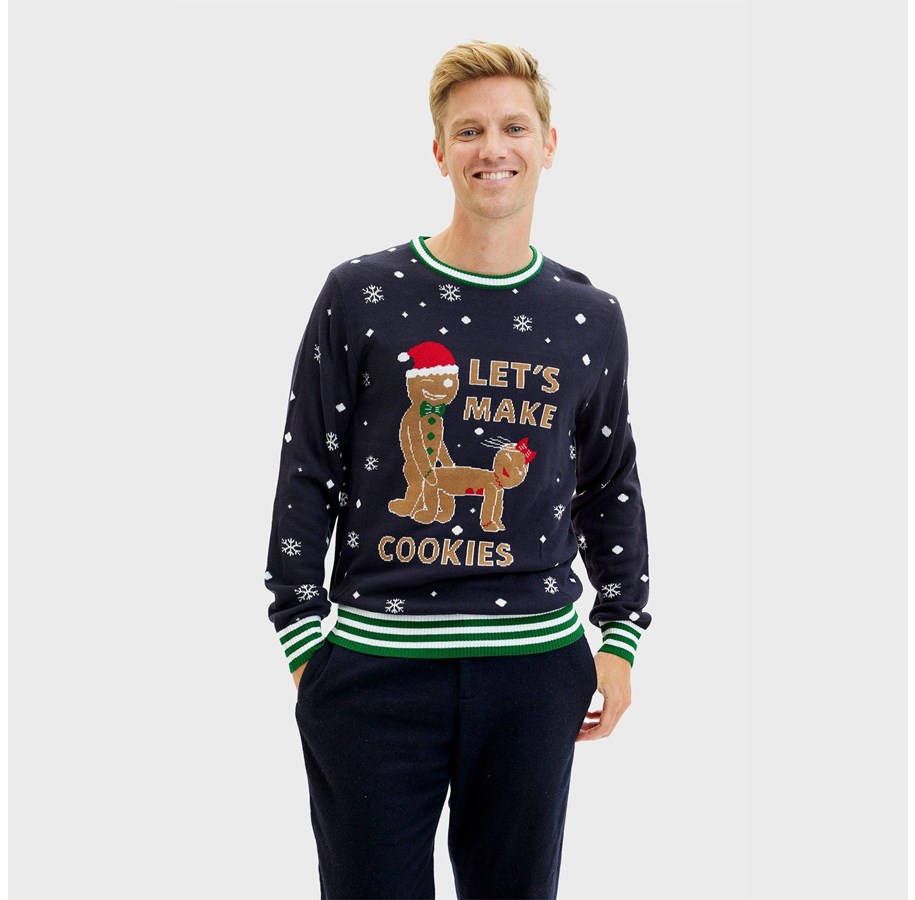 Weihnachtspullover - Jule-Sweaters - Let's make Christmas cookies sweater - 2XL/3XL - 5740009940918