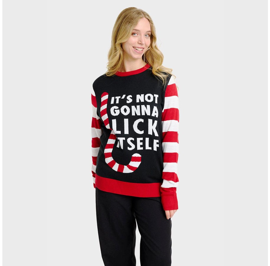 Weihnachtspullover - Jule-Sweaters - Candy cane christmas sweater - S/M - 5740009936430