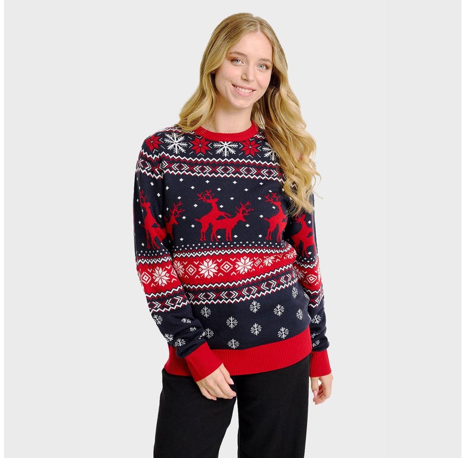 Weihnachtspullover - Jule-Sweaters - The cheeky reindeer - M/L - 5740009932937