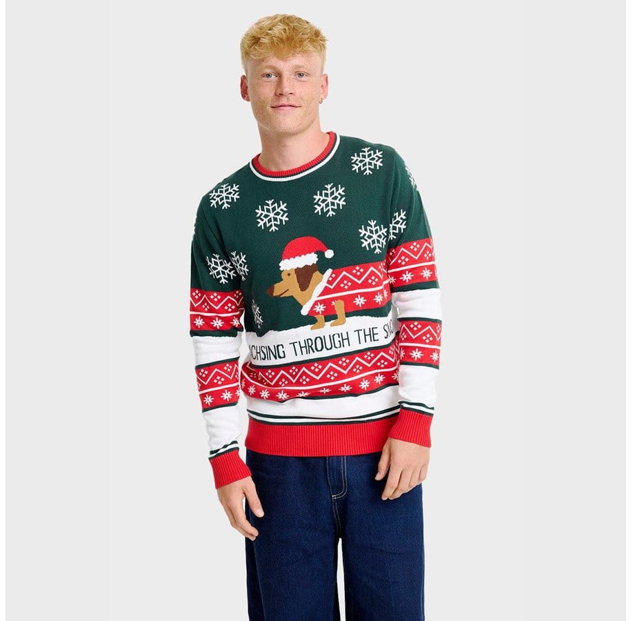 Weihnachtspullover - Jule-Sweaters - The sausage dog christmas sweater - 2XL/3XL - 5740009933866